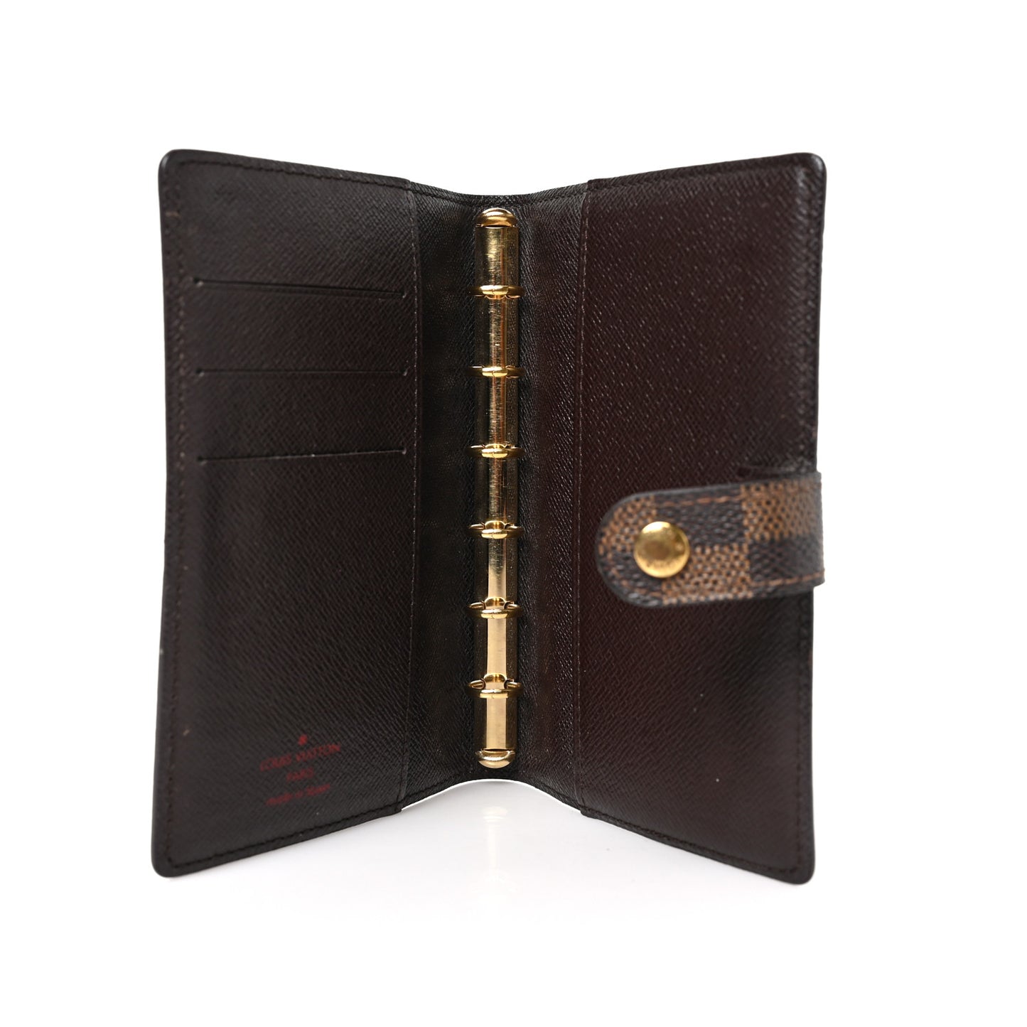 Damier Ebene Small Ring Agenda Cover