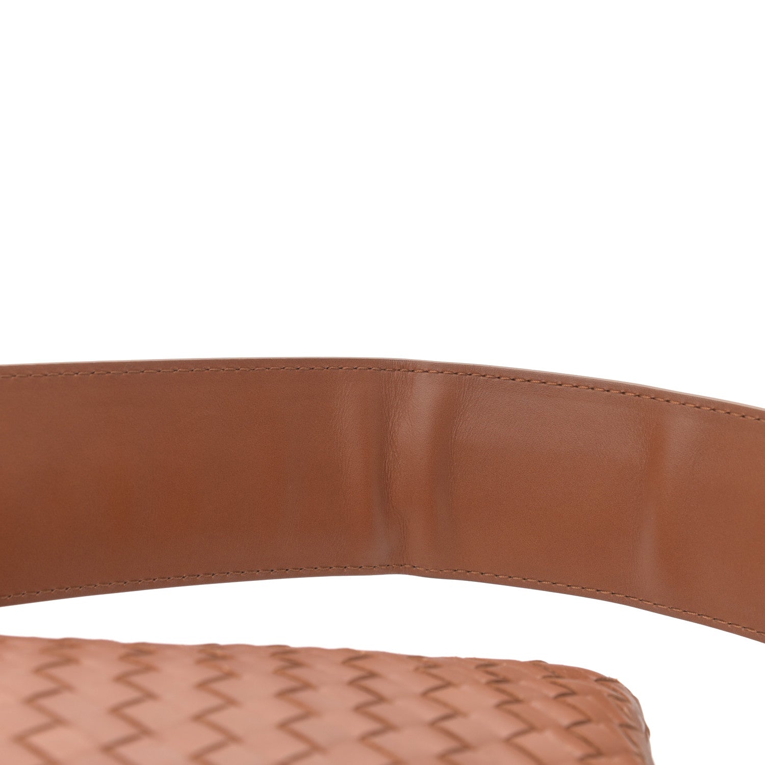 Bottega Veneta Nappa Intrecciato Flat Messenger Bag Camel 10 of 10