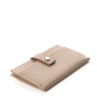 Saint Laurent Grained Calfskin Sac De Jour Card Case Light Taupe 4 of 6