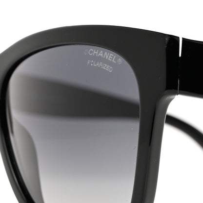 Chanel Acetate Square CC Sunglasses 5380 Black 7 of 8