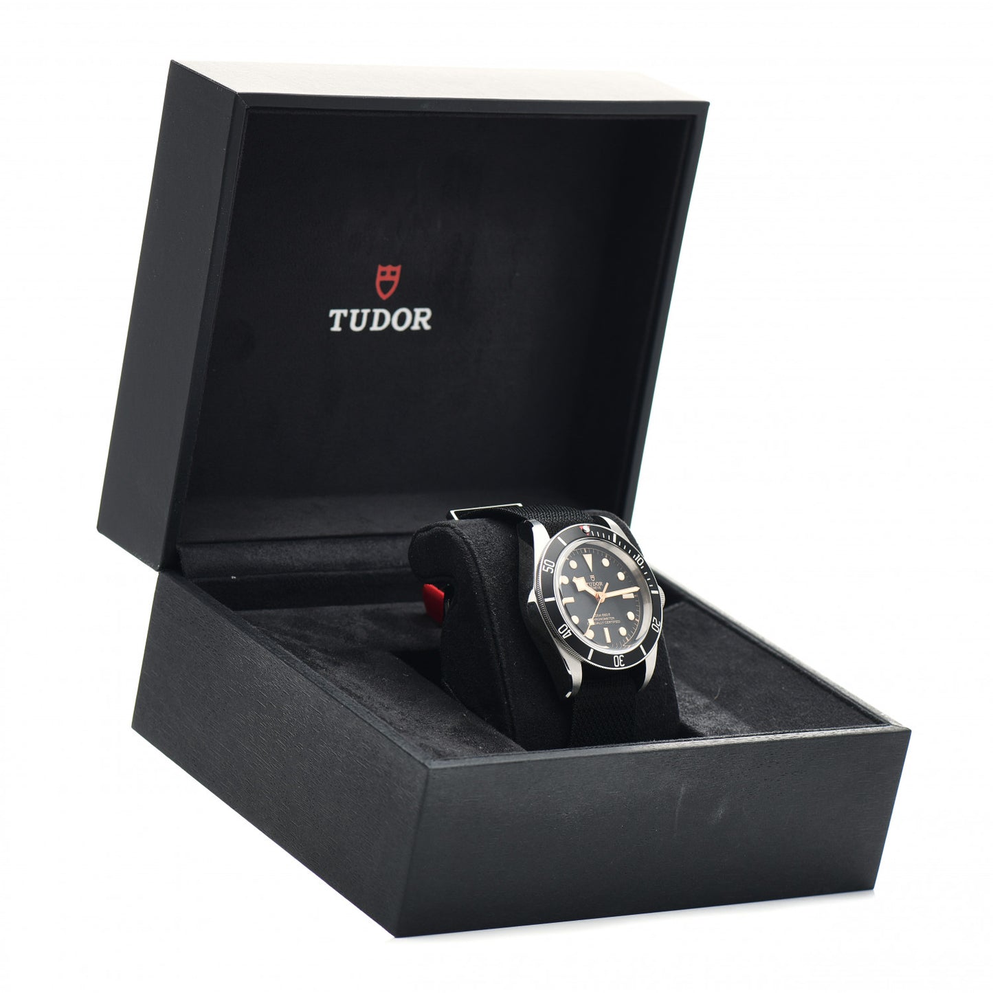 Stainless Steel Fabric 41mm Black Bay Automatic Watch Black 79230N
