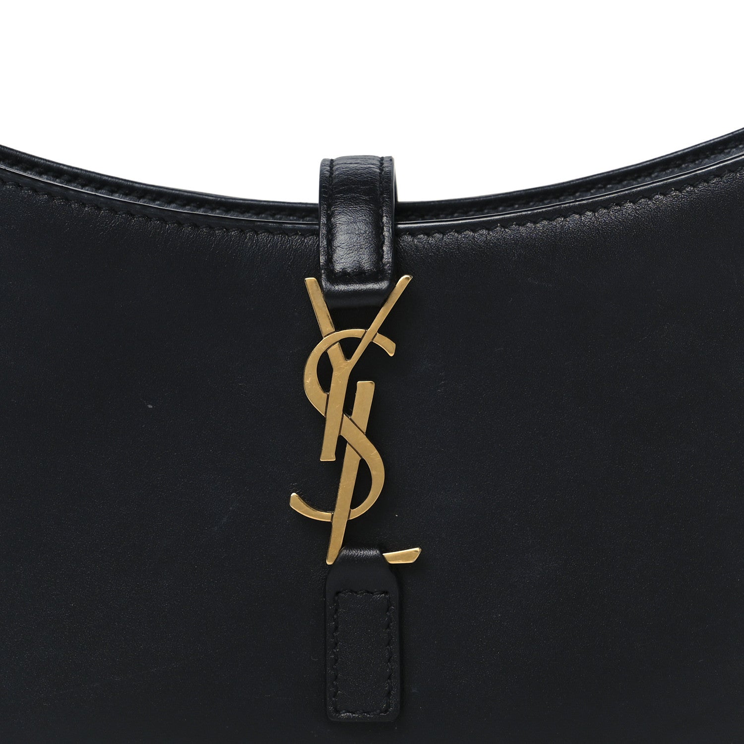 Saint Laurent Smooth Calfskin Le 5 A 7 Mini Hobo Black 8 of 10