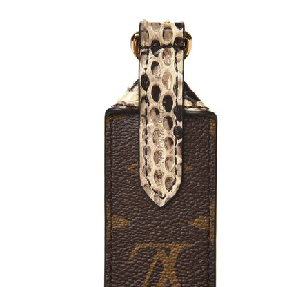 Louis Vuitton Monogram Python Bandouliere Shoulder Strap Beige Clair 5 of 6