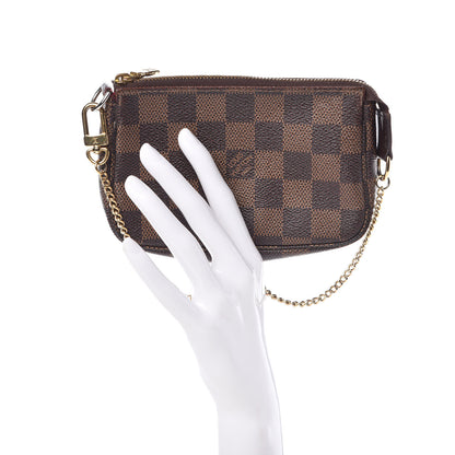 Louis Vuitton Damier Ebene Mini Pochette Accessories 2 of 11