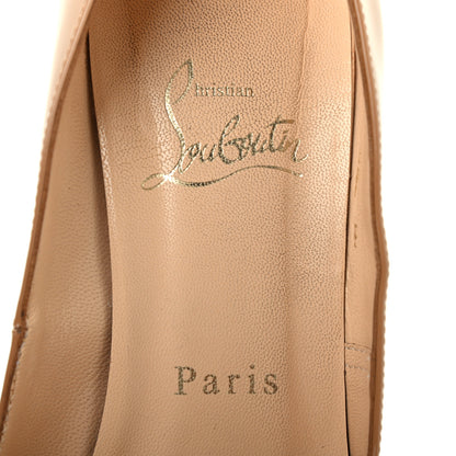 Christian Louboutin Patent Fifille 100 Pumps 37 Nude 7 of 7