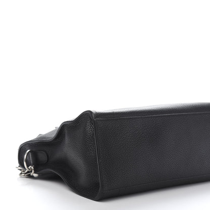 Balenciaga Veau Grana Perforated Blackout Hardware City Black 8 of 11