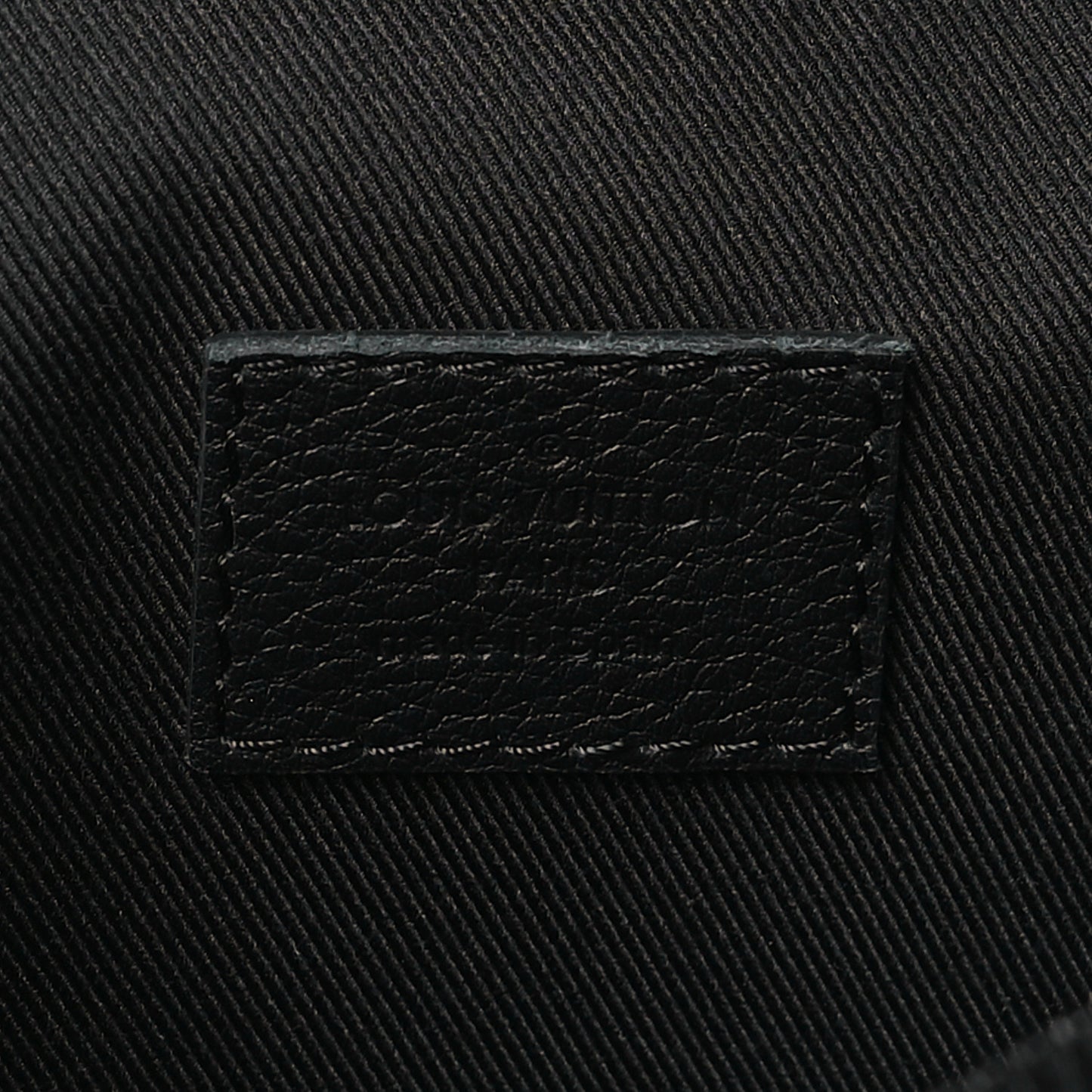 Calfskin Monogram Shadow Discovery Bumbag PM Black