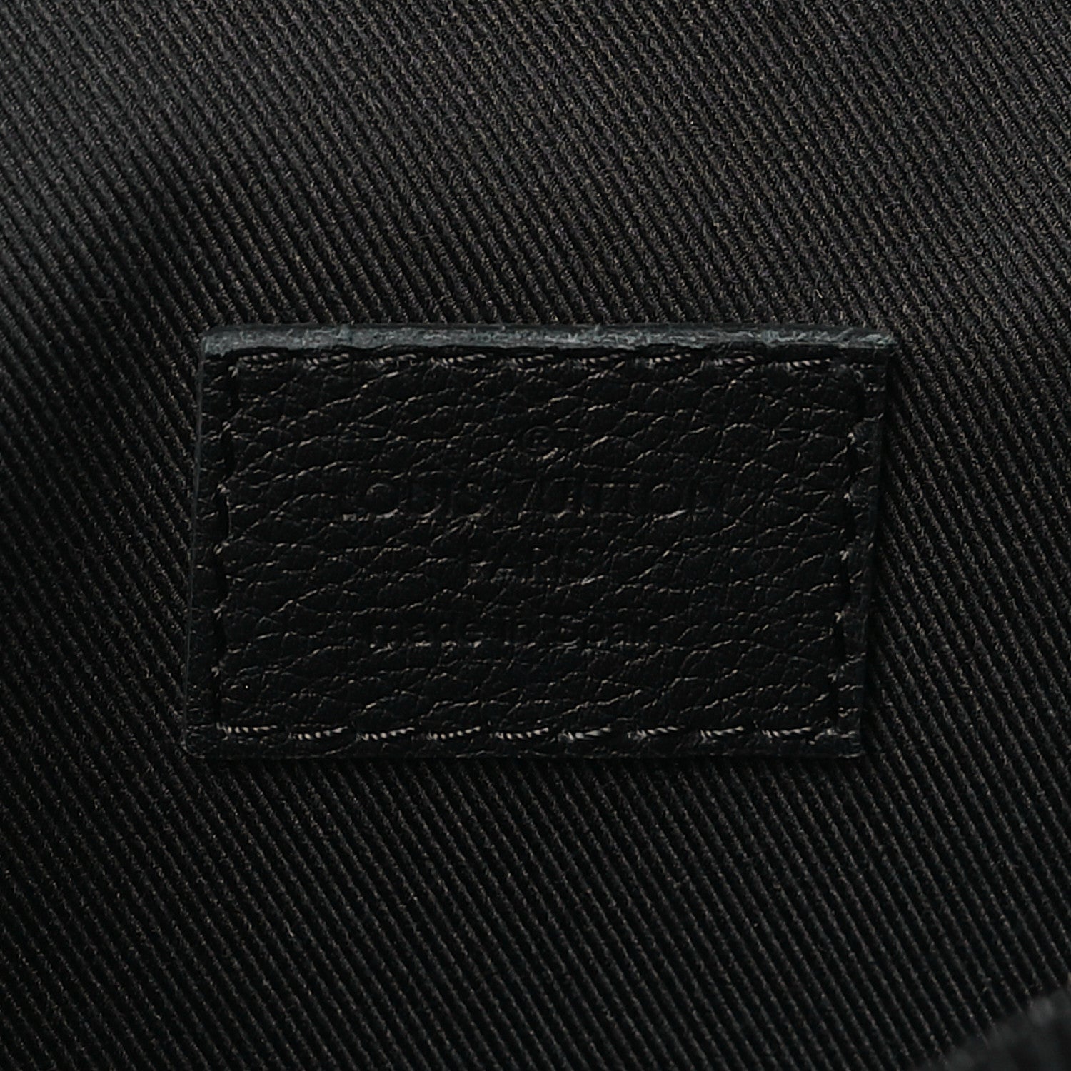 Louis Vuitton Calfskin Monogram Shadow Discovery Bumbag PM Black 6 of 9