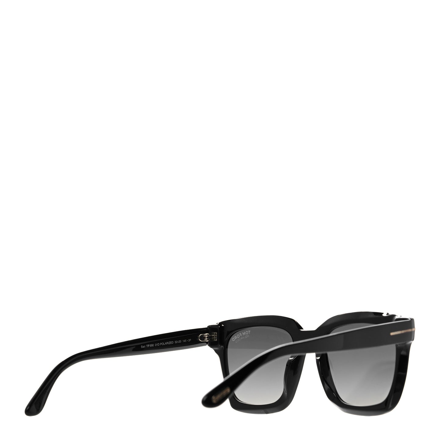 Square Sari TF690 Sunglasses Black