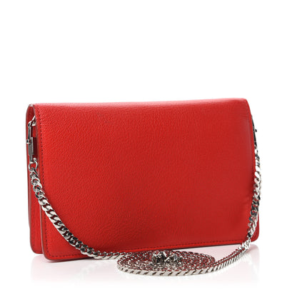 Givenchy Sugar Goatskin Pandora Chain Wallet Red 3 of 10