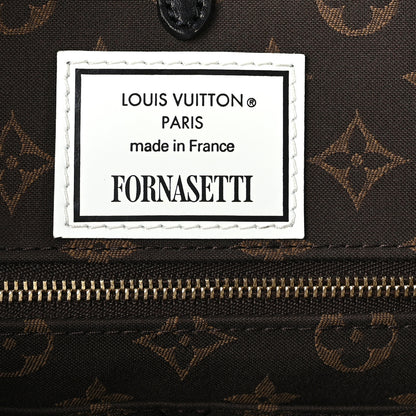 Louis Vuitton X FORNASETTI Calfskin Architettura Onthego MM Black White 6 of 8
