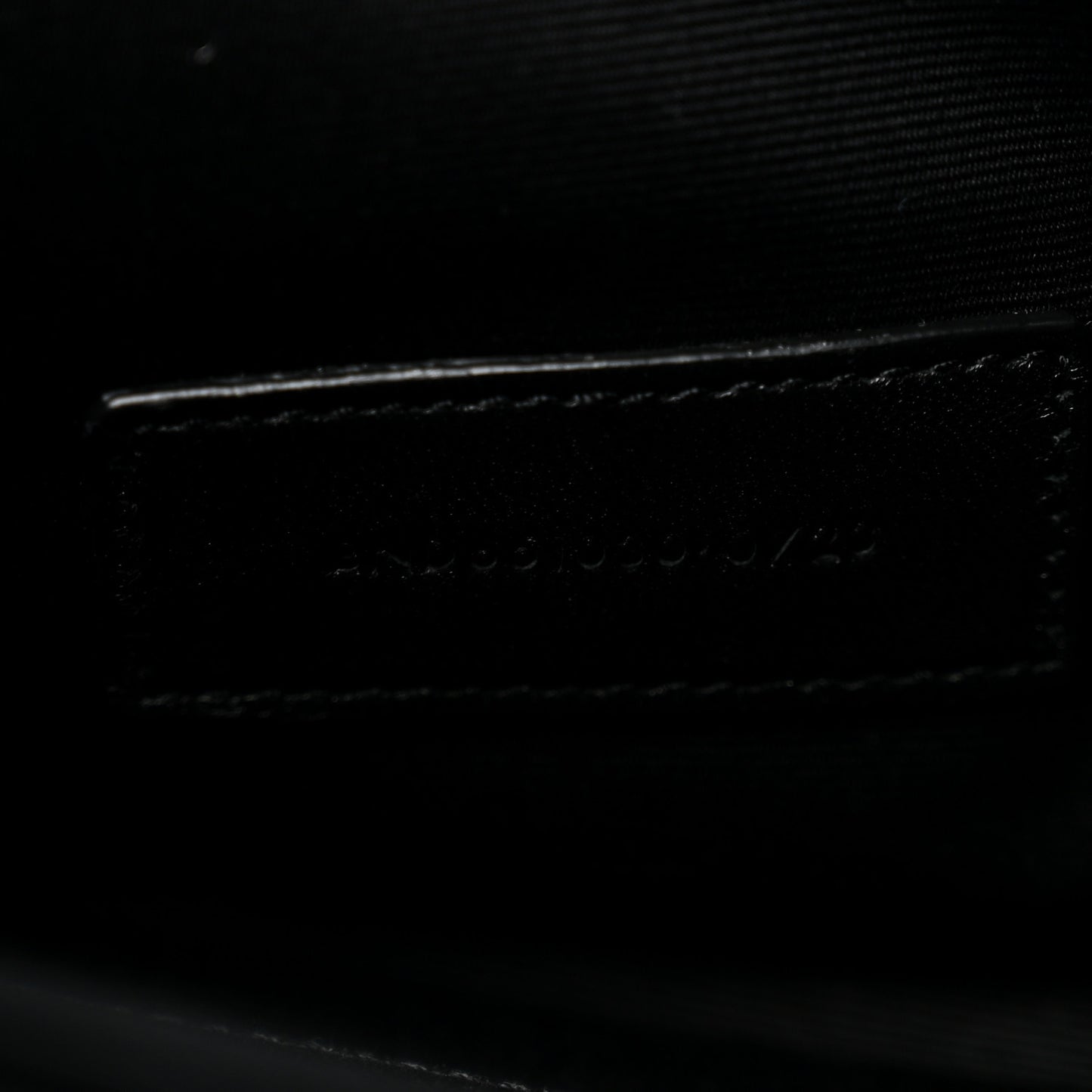 Grain De Poudre Textured Mixed Matelasse Triquilt Monogram Clutch Black