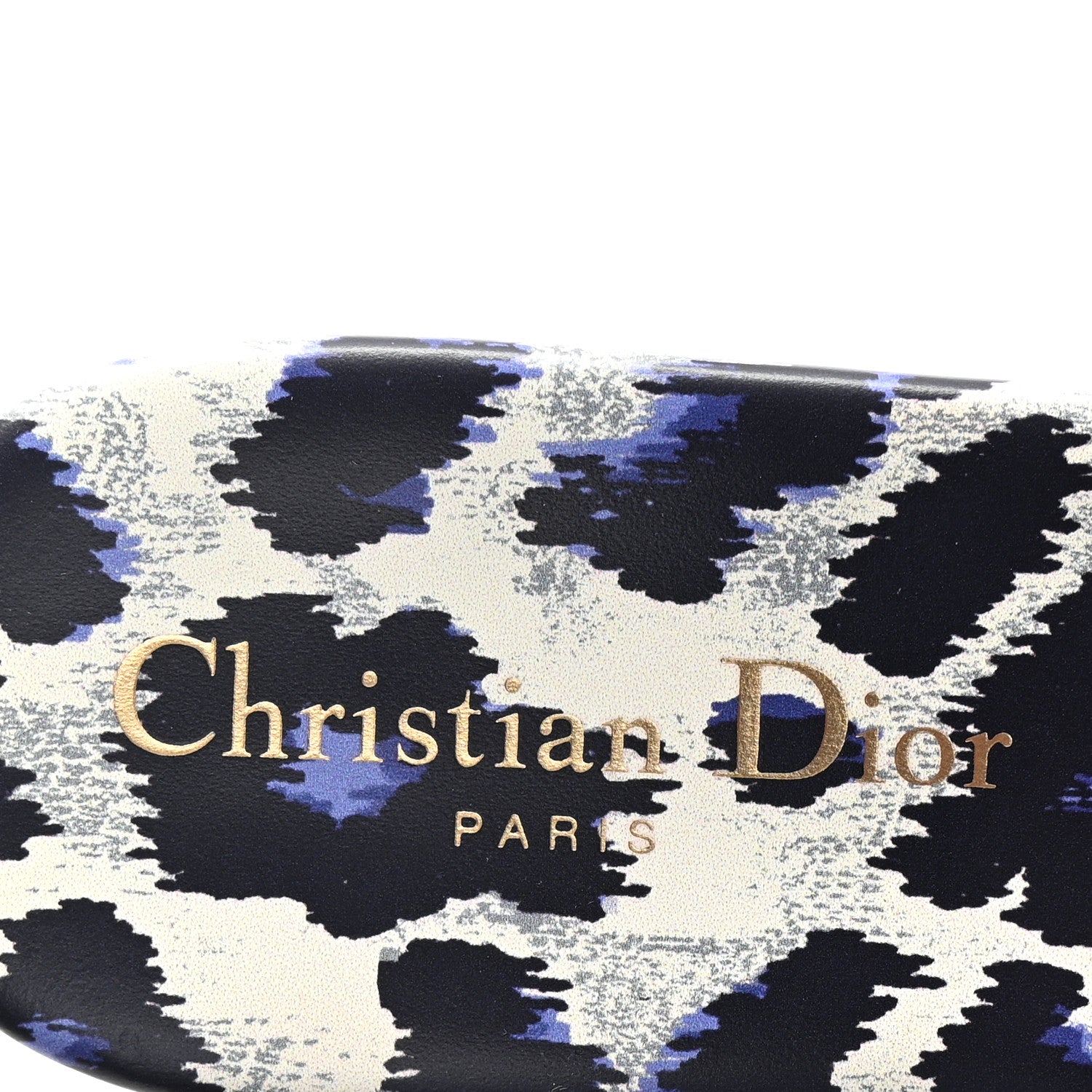 Christian Dior Canvas Mizza Embroidered Dway Mules Slide Sandals 38.5 Ocean 8 of 10
