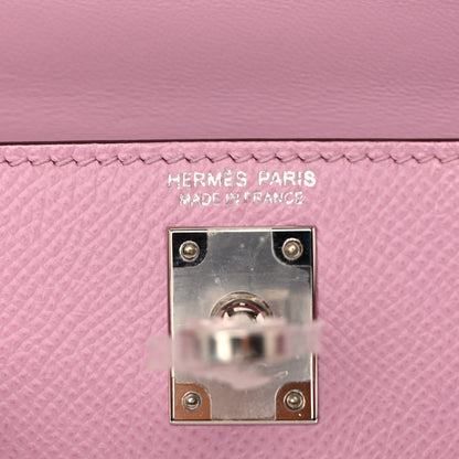 Hermes Epsom Mini Kelly Sellier 20 Mauve Sylvestre 6 of 12