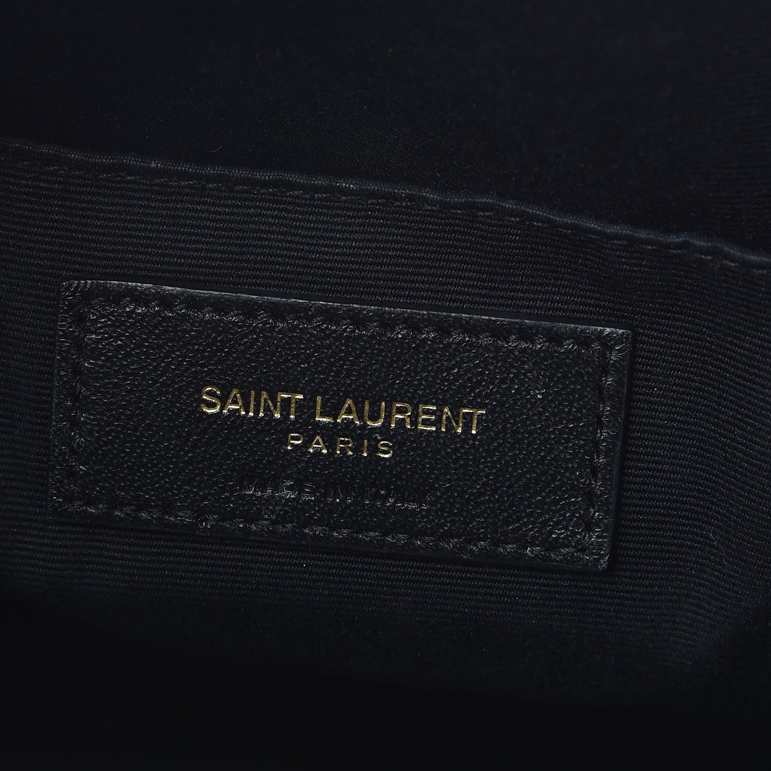 Saint Laurent Calfskin Matelasse Monogram Lou Camera Bag Black 8 of 9