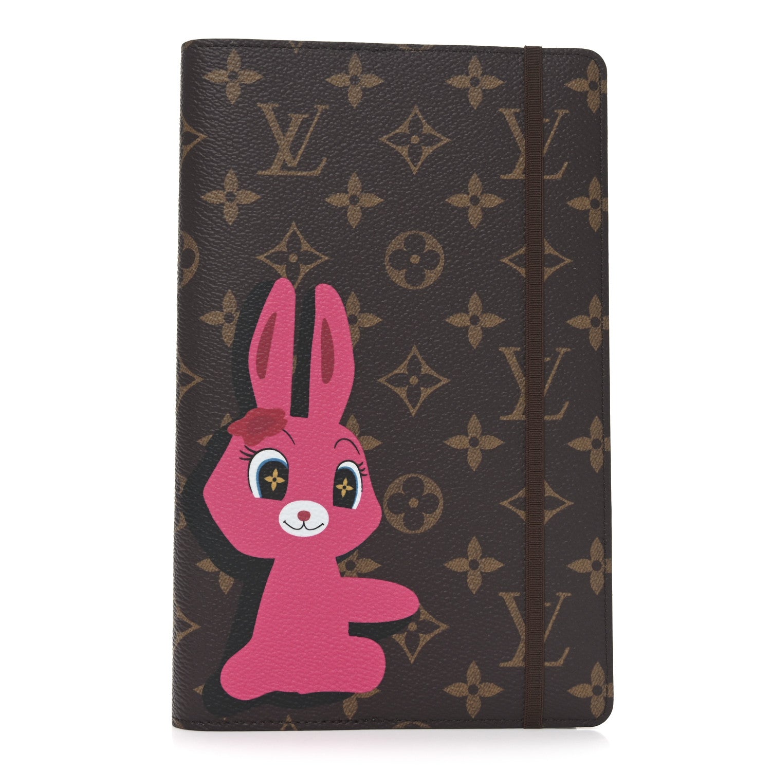 Louis Vuitton LV X SY Monogram Rabbit Emily Notebook Cover MM Pink 1 of 7