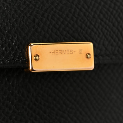 Hermes Epsom Clic Mini Card Holder Black 7 of 10