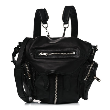 Alexander Wang Lambskin Mini Marti Backpack Washed Black Rhodium Hardware 851600 – FASHIONPHILE