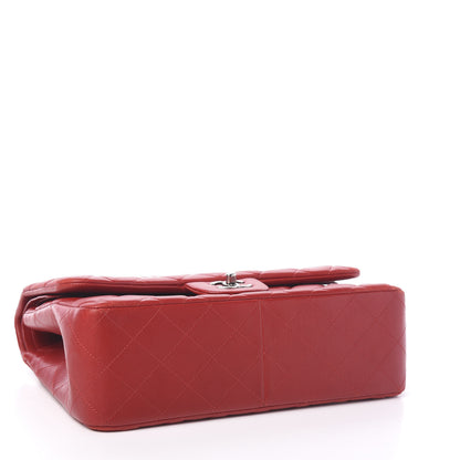 Chanel Lambskin Quilted Jumbo Double Flap Red 3 of 11