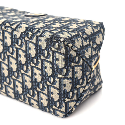 Christian Dior Oblique 30 Montaigne Cosmetic Pouch Blue 10 of 10