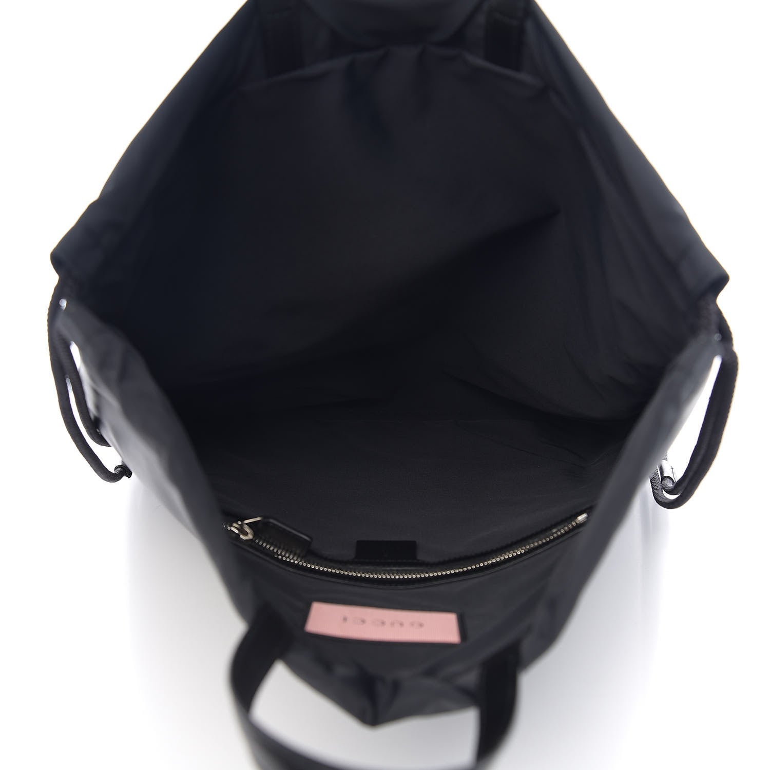 Gucci Calfskin Small GucciGhost Drawstring Backpack Black 4 of 10