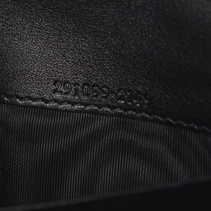 Gucci Soft Microguccissma Dice Continental Flap Wallet Black 9 of 9