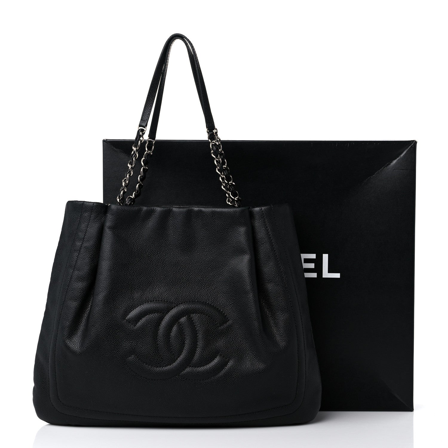 Chanel Caviar CC Timeless Shopping Tote Black 14 of 14