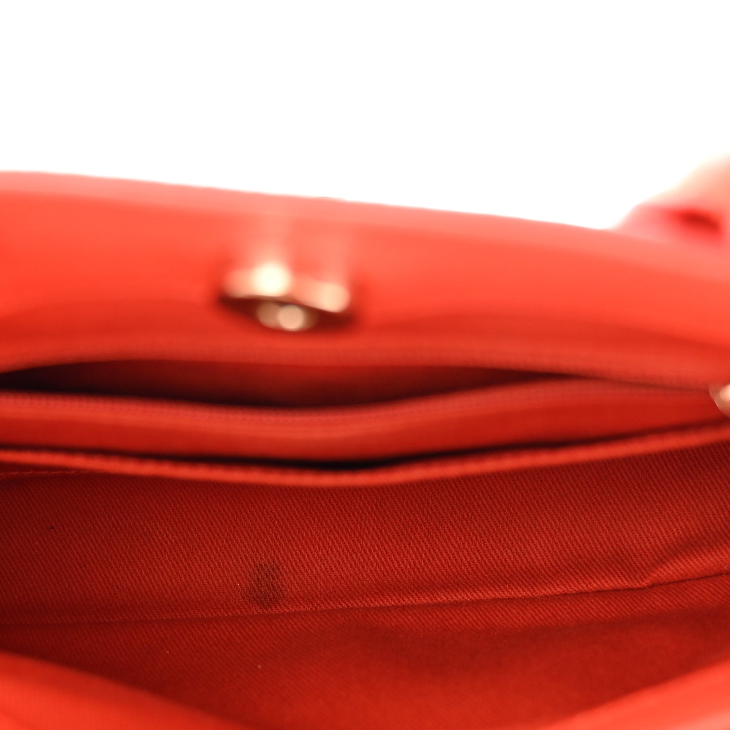 Grained Calfskin Mini Neo Executive Shopper Tote Red