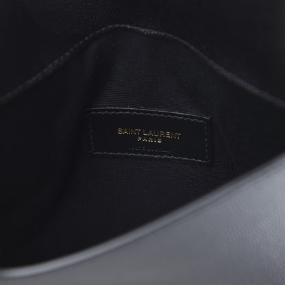 Saint Laurent Grain De Poudre Uptown Baby Pouch Black 6 of 8