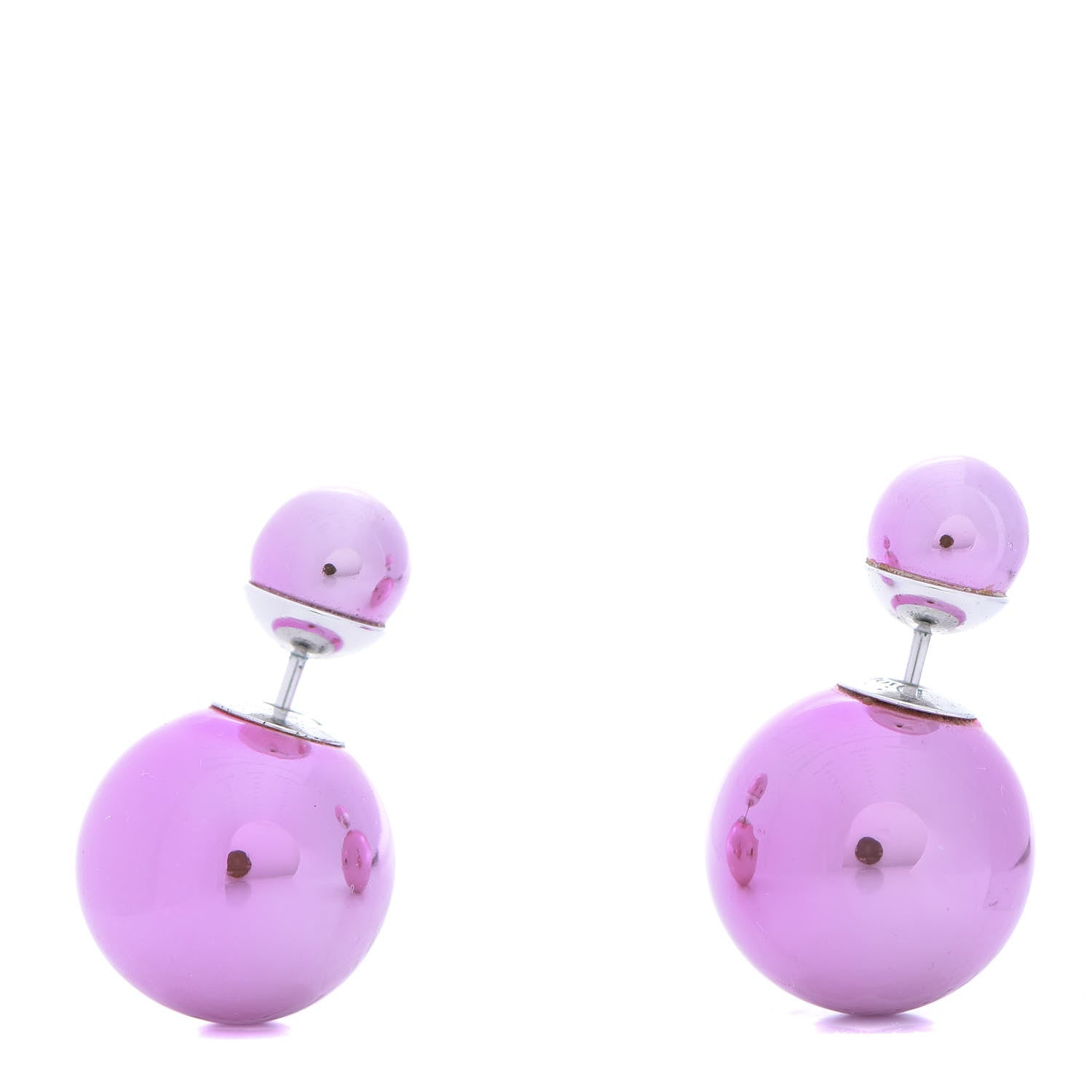 Christian Dior Pearl Mise En Dior Tribal Earrings Pink 1 of 5