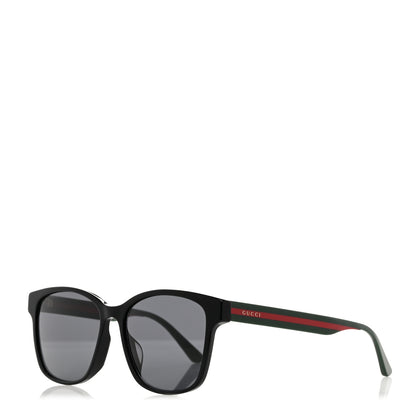 Gucci Square Eye GG Web Sunglasses GG0417SK Black 1 of 9