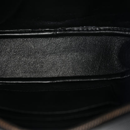 Saint Laurent Grain De Poudre Matelasse Monochrome Monogram Mini Lou Camera Bag Black 11 of 12