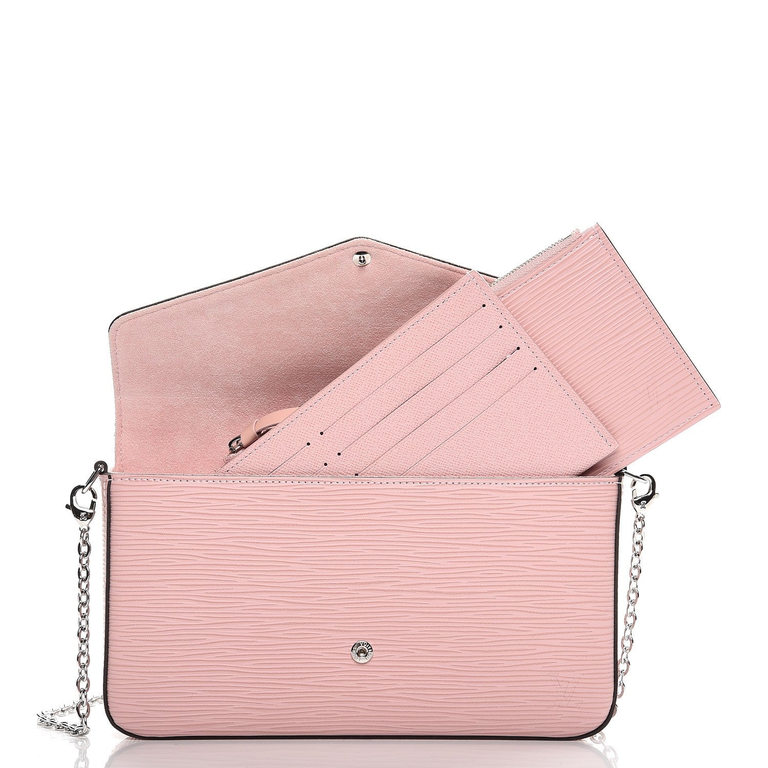 Louis Vuitton Epi Pochette Felicie Rose Ballerine 9 of 9