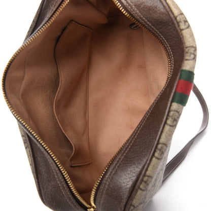 Gucci GG Supreme Monogram Web Small Ophidia Shoulder Bag Brown 5 of 11