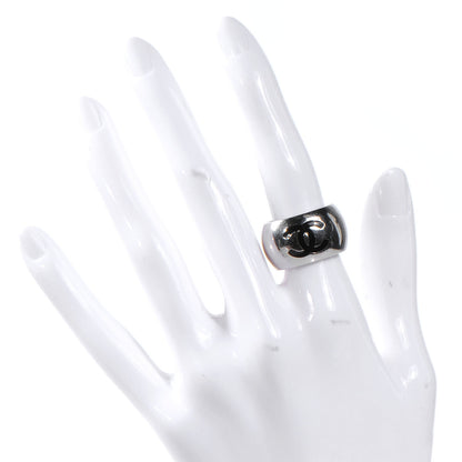 Chanel Metal CC Ring Silver 6.5 2 of 4