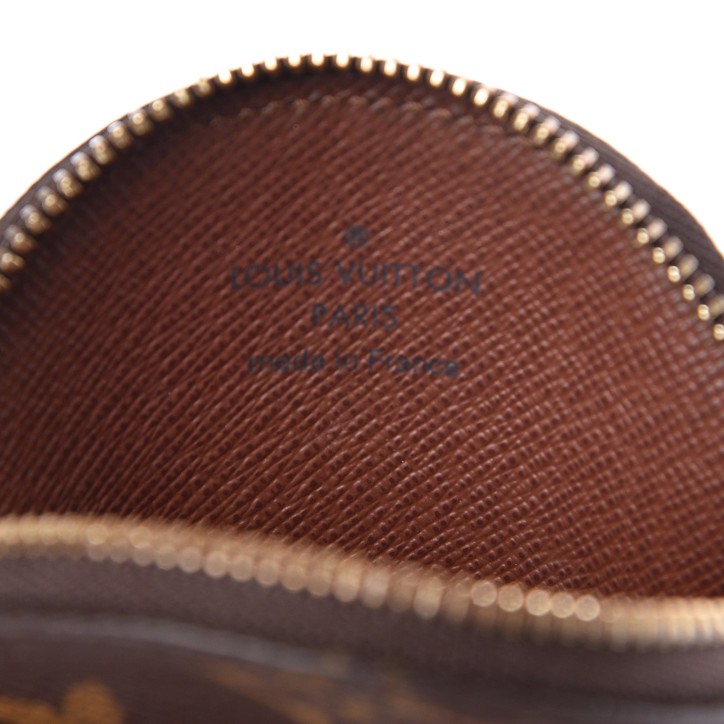 Monogram Round Coin Purse