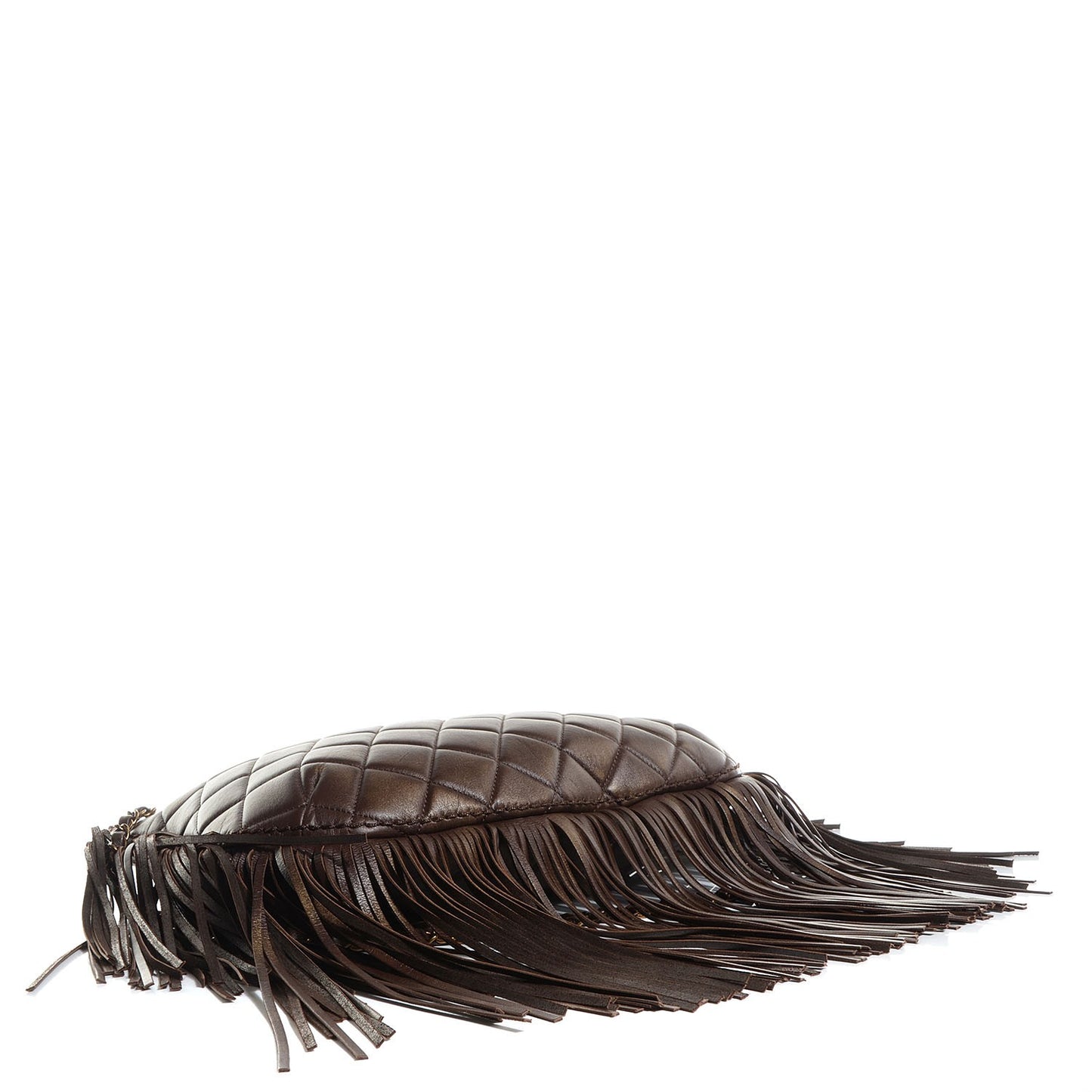 Calfskin Into The Fringe Hobo Brown