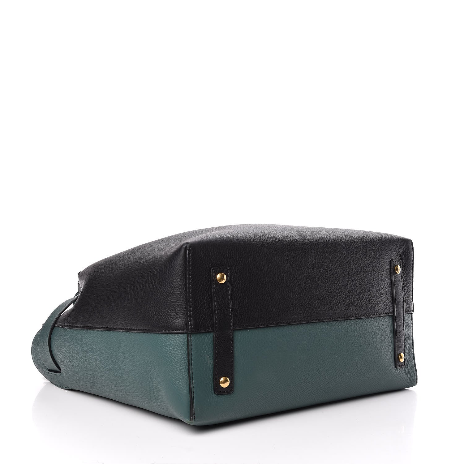 Burberry Soft Grain Calfskin Large Belt Bag Black Sea Green 4 of 10
