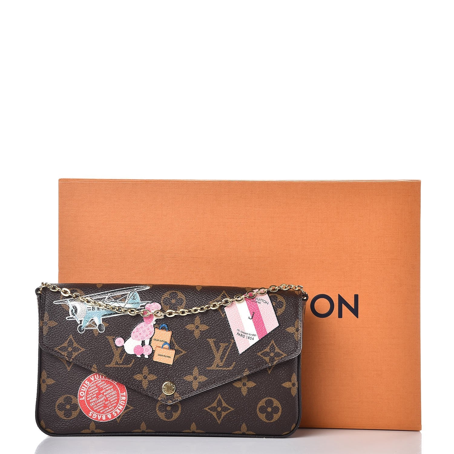 Louis Vuitton Monogram World Tour Pochette Felicie 9 of 9