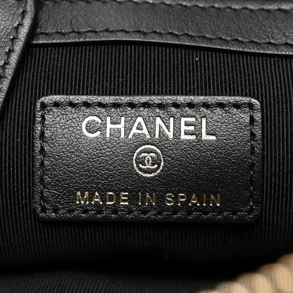 Chanel Caviar Quilted Medium Vintage Mademoiselle Cosmetic Case Black 6 of 7