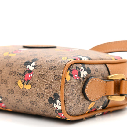 Gucci X DISNEY Mini Vintage GG Supreme Monogram Mickey Mouse Shoulder Bag Beige Vintage Sun Oil 10 of 10