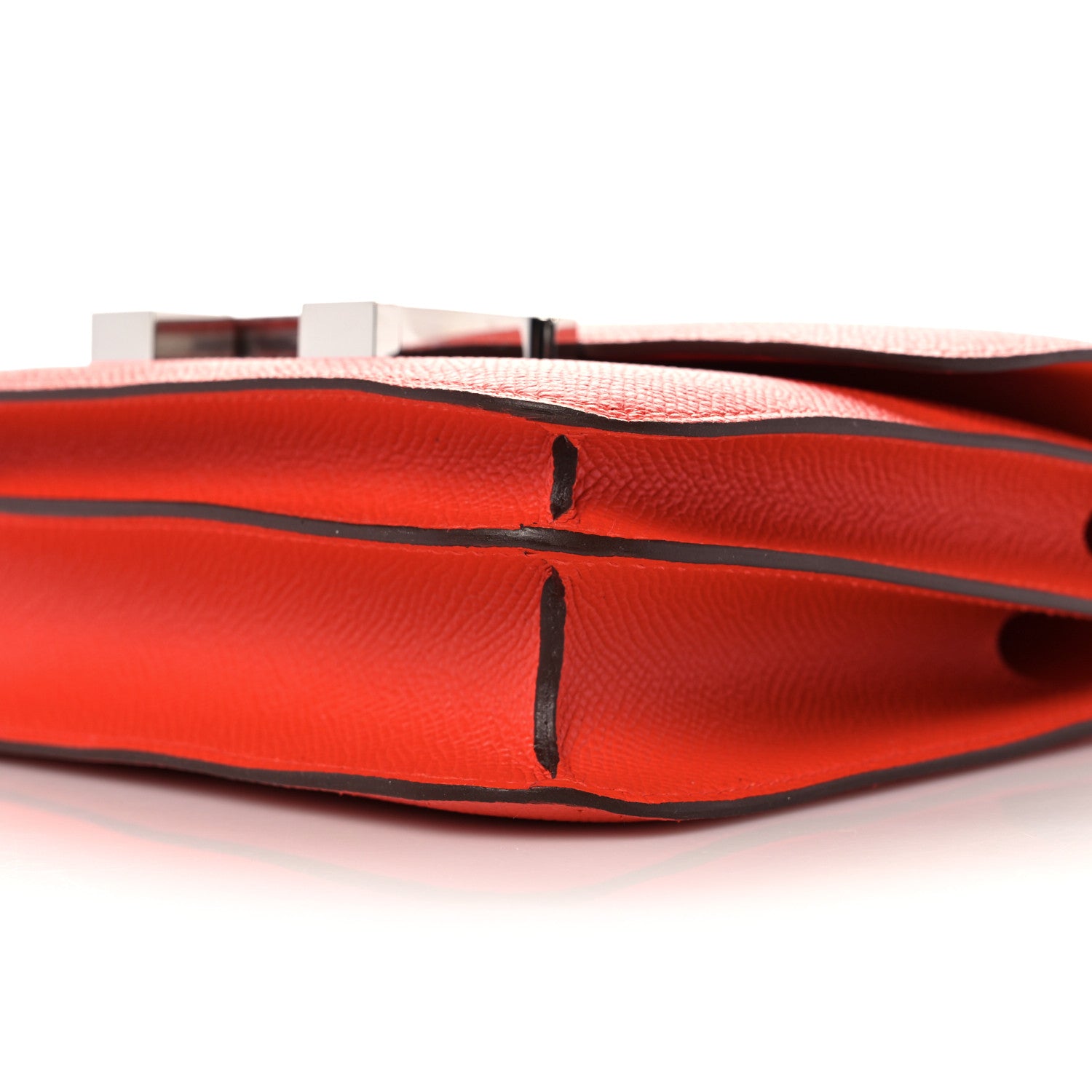 Hermes Epsom Enamel Constance 18 Capucine Sanguine 9 of 10