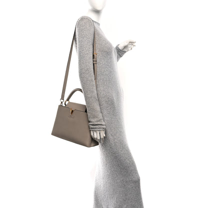 Louis Vuitton Taurillon Capucines PM Galet 2 of 9