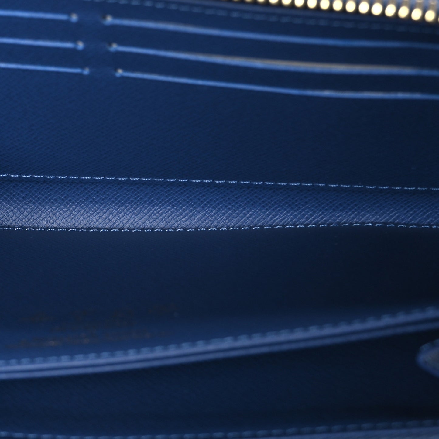LV X TM Monogram Denim Cerises Zippy Wallet Blue