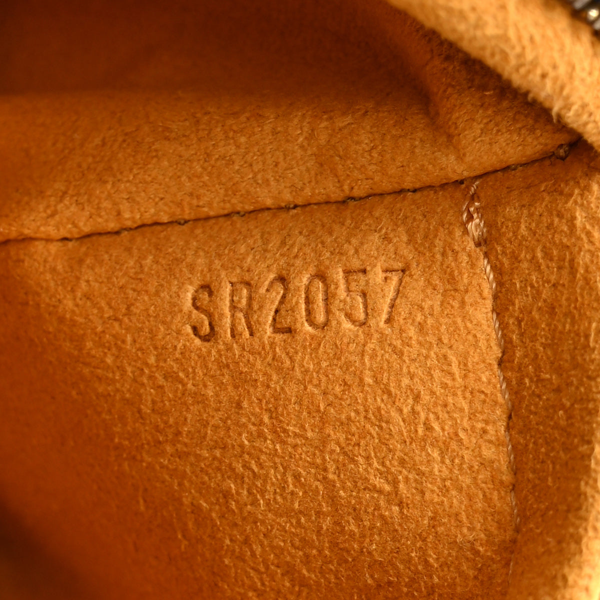 Monogram Denim Bum Bag Blue