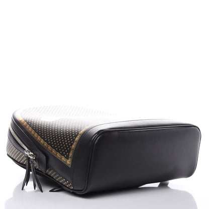 Gucci X SEGA Calfskin GUCCY Stars Dome Backpack Black Gold 4 of 10