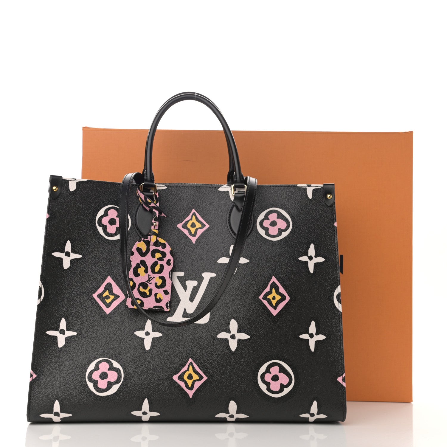 Louis Vuitton Monogram Giant Wild At Heart Onthego GM Black 10 of 10