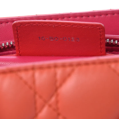 Christian Dior Lambskin Cannage Medium Tri-Color Lady Dior Pink 6 of 9