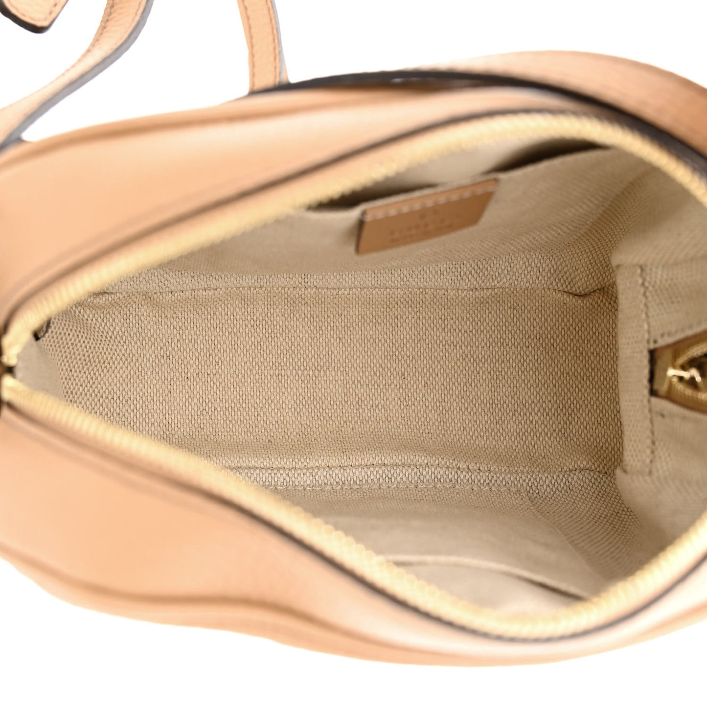 Pebbled Calfskin Small Soho Disco Bag Camelia