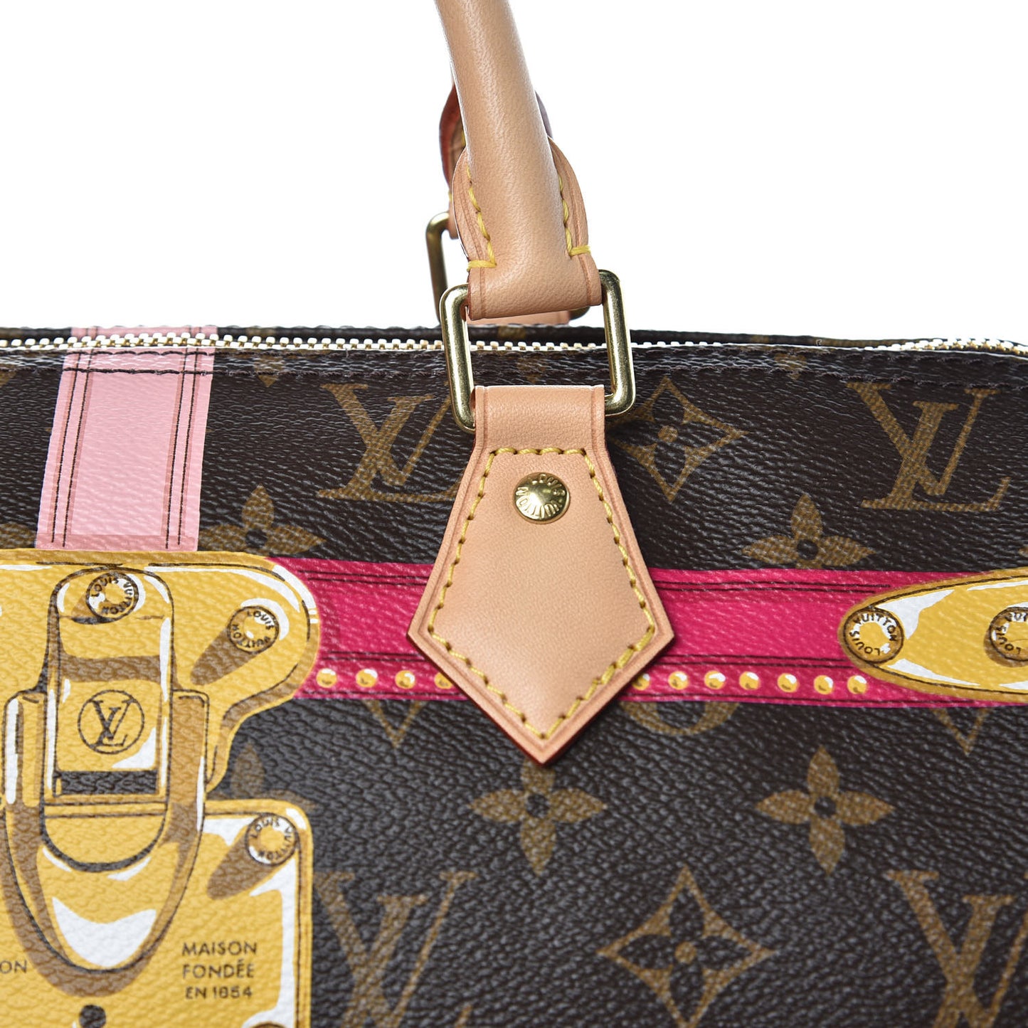 Monogram Summer Trunks Speedy Bandouliere 30